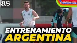 ¡MESSI A LA CABEZA DE LA SELECCIÓN! El ENTRENAMIENTO previo al ARGENTINA vs. CABO VERDE
