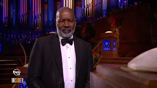 BYUtv Insider | Dennis  Haysbert narrates the Tabernacle Choir at Temple Square Christmas Concert