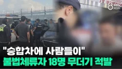 "승합차에 사람들이" 불법체류자 18명 무더기  적발/JIBS/제주/2026.09.22