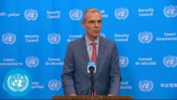Election of the next UN Chief - Security Council President's Stakeout | United Nations