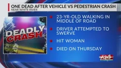 Pedestrian dies in fatal crash in Melette County