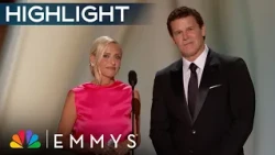 Sarah Michelle Gellar and David Boreanaz Reunite for 30th "Buffy" Reunion | 78th Emmy Awards | NBC