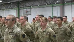 Ceremony held at Fort Indiantown Gap for Pa. National Guard troops deploying