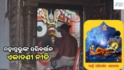 Lord Jagannath: ଦୁଇ ମାସ ପରେ କଡ଼ ଲେଉଟାଇଲେ ମହାପ୍ରଭୁ, ପାଳିତ ହେଲା ପାର୍ଶ୍ୱ ପରିବର୍ତ୍ତନ ଏକାଦଶୀ ନୀତି