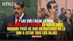 FROM THE PODIUM TO PRISON: In 9 years, Maduro went from giving a speech at the UN to being BEHIND...