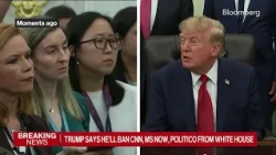 Trump Bans CNN, MS NOW, Politico From White House