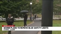 UConn removing blue safety lights due to 'obsolescence'