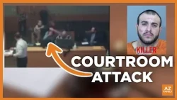 Attack on killer during sentencing in Phoenix court caught on video