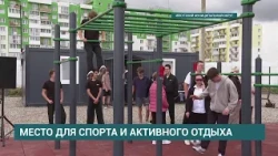 "Smart" sports ground opens in the Lugovoye microdistrict in the Irkutsk district