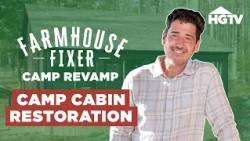All American Summer Camp Reno - Full Ep Recap | Farmhouse Fixer: Camp Revamp | HGTV