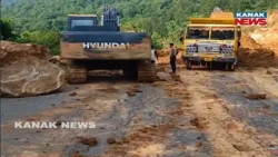 Koraput Landslide Blocks State Highway | JCBs Deployed for Clearance
