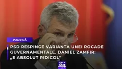PSD respinge varianta unei rocade guvernamentale. Daniel Zamfir: „E absolut ridicol”