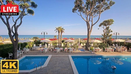 Jesolo Lido Beach from Hotel Termini