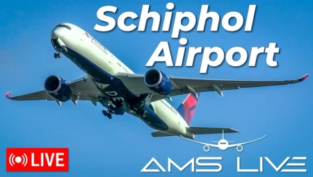 Live Plane Spotting at Amsterdam Schiphol Airport