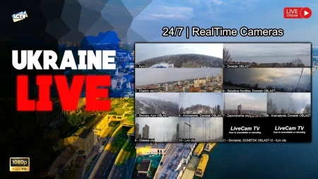 Ukraine Live: Real-Time Cameras from Major Cities