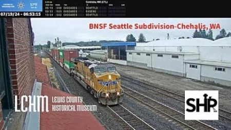 Lewis County Historical Museum Railcam in Chehalis, Washington