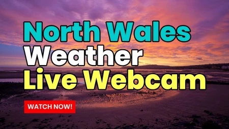 Rhos-on-Sea Beach and Colwyn Bay Live Weather