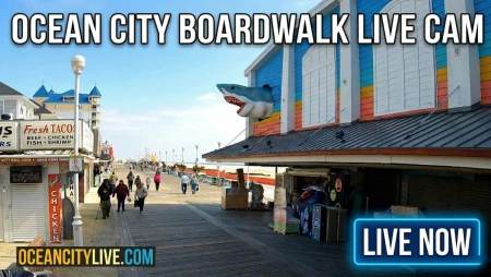 Ocean City MD Boardwalk at Dolle's