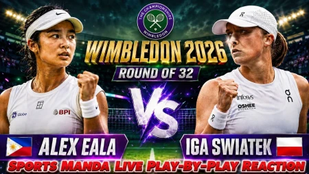 Wimbledon 2026: Alex Eala vs Iga Swiatek